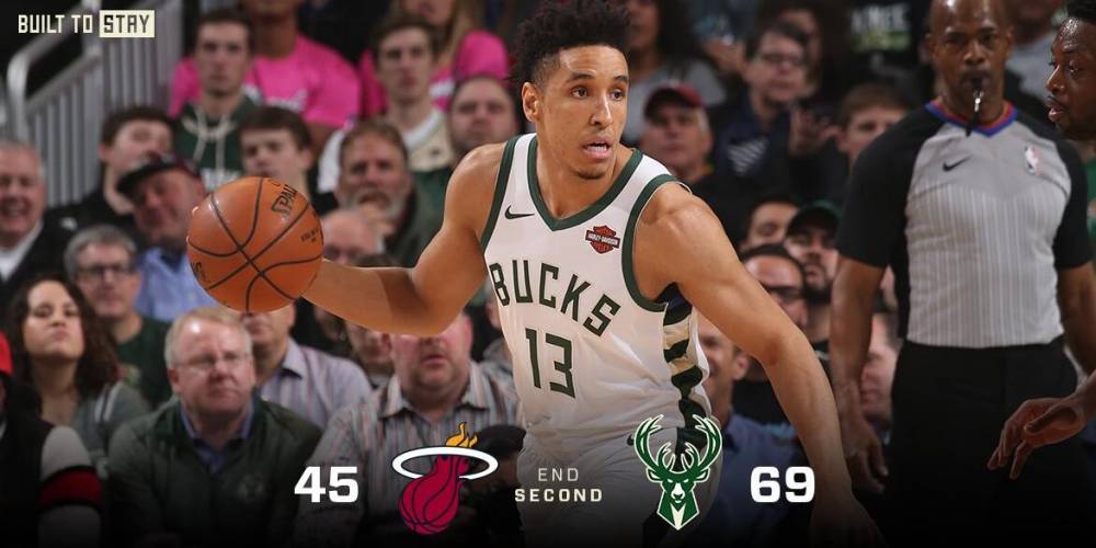 热火稍稍止血、但仍以45-69大比分落后进入半场休息。 热火稍稍止血、但仍以45-69大比分落后进入半场休息。