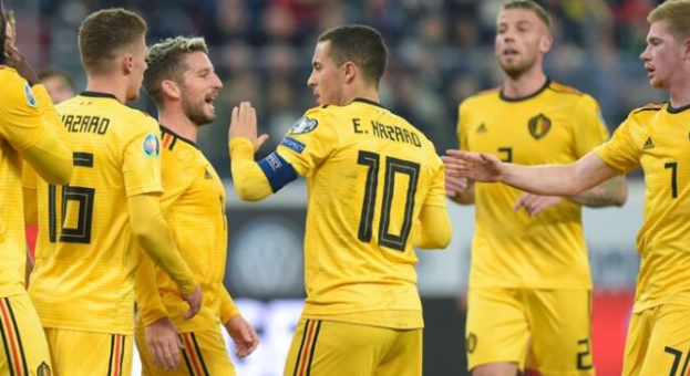 欧预赛-比利时4-1大胜俄罗斯 阿扎尔双响卢卡库世界波 欧预赛-比利时4-1大胜俄罗斯 阿扎尔双响卢卡库世界波