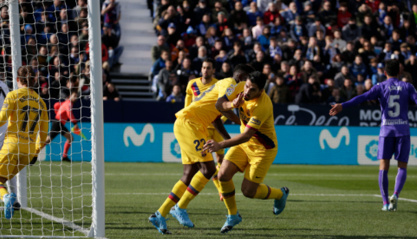 西甲-梅西苏神连线比达尔捡漏 巴萨2-1险胜莱加内斯 西甲-梅西苏神连线比达尔捡漏 巴萨2-1险胜莱加内斯