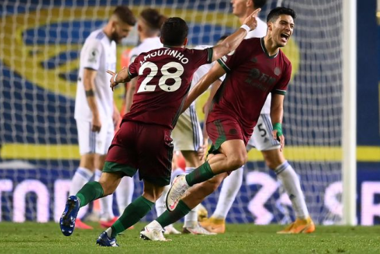 英超-利兹联首遭零封!0-1狼队 对手瞬间升至第6 英超-利兹联首遭零封!0-1狼队 对手瞬间升至第6